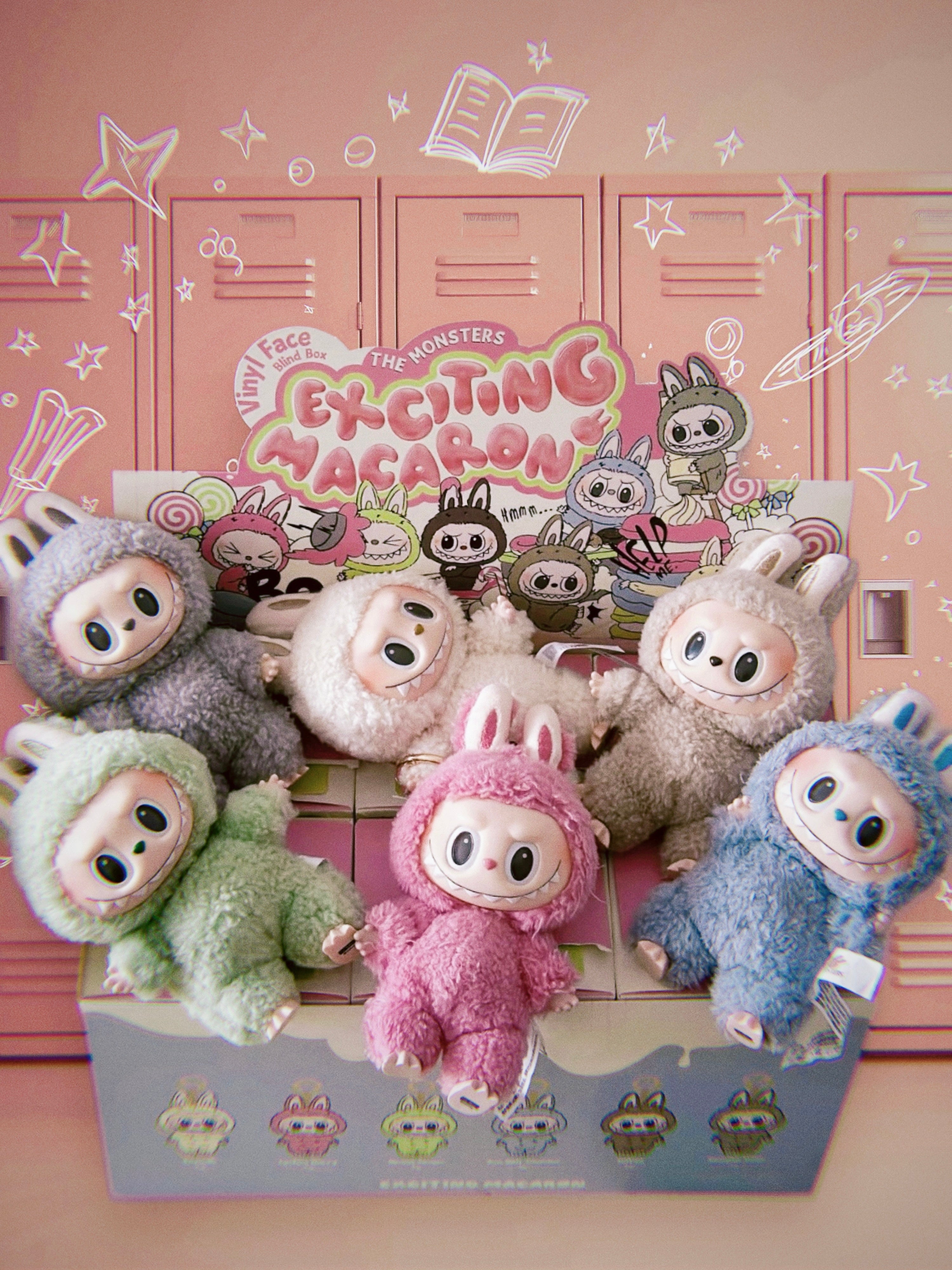 Labubu The Monsters Exciting Macarons