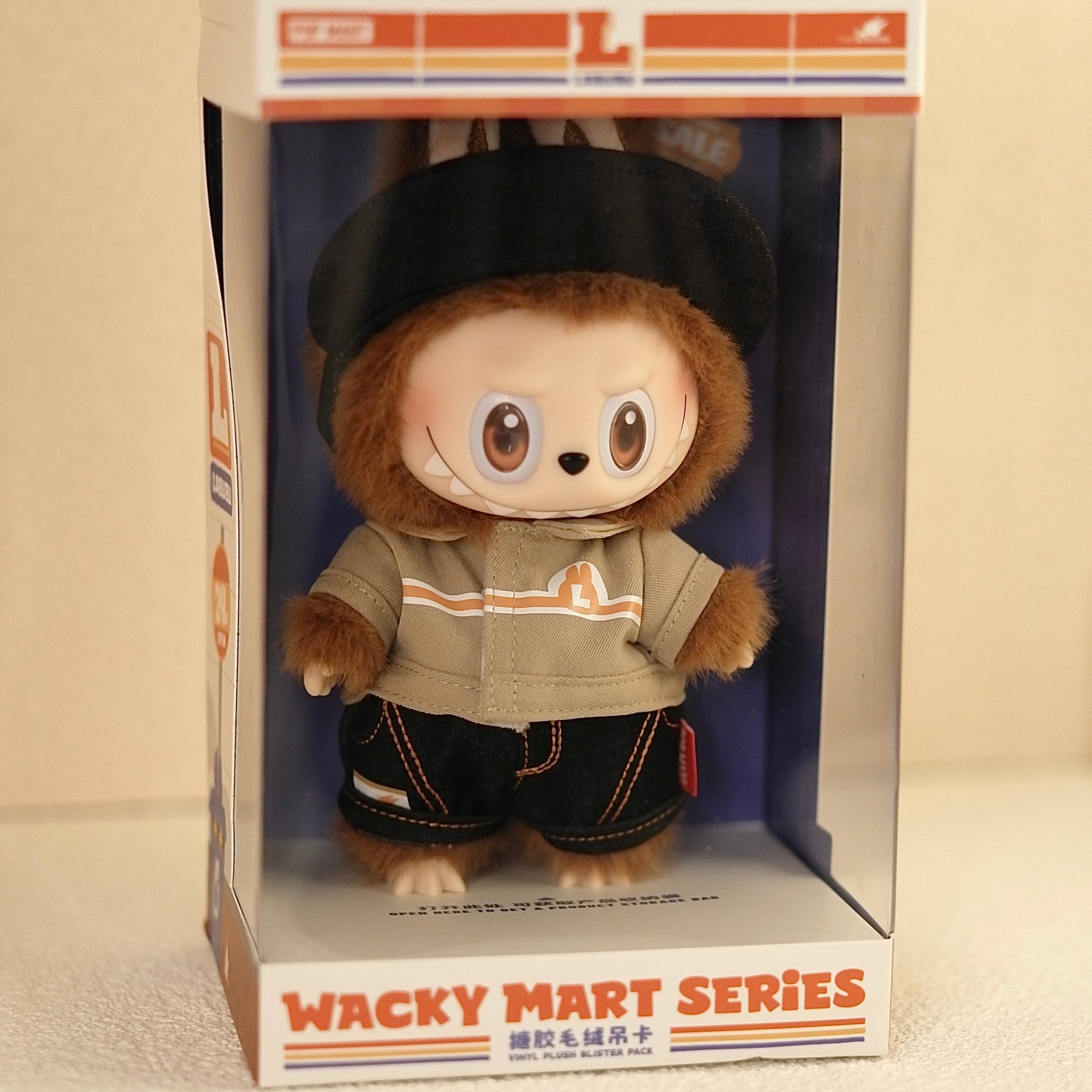 Labubu The Monsters Wacky Mart Series Vinyl Plush Hanging Card