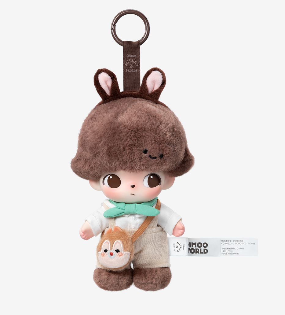 DIMOO World x Disney Series - Chip and Dale Vinyl Plush Keychain