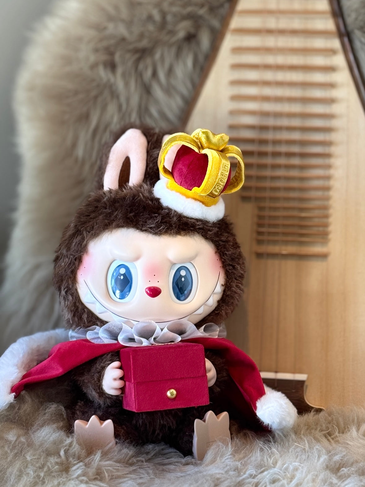 Labubu The Monsters - Let's Checkmate Series Vinyl Plush Doll King