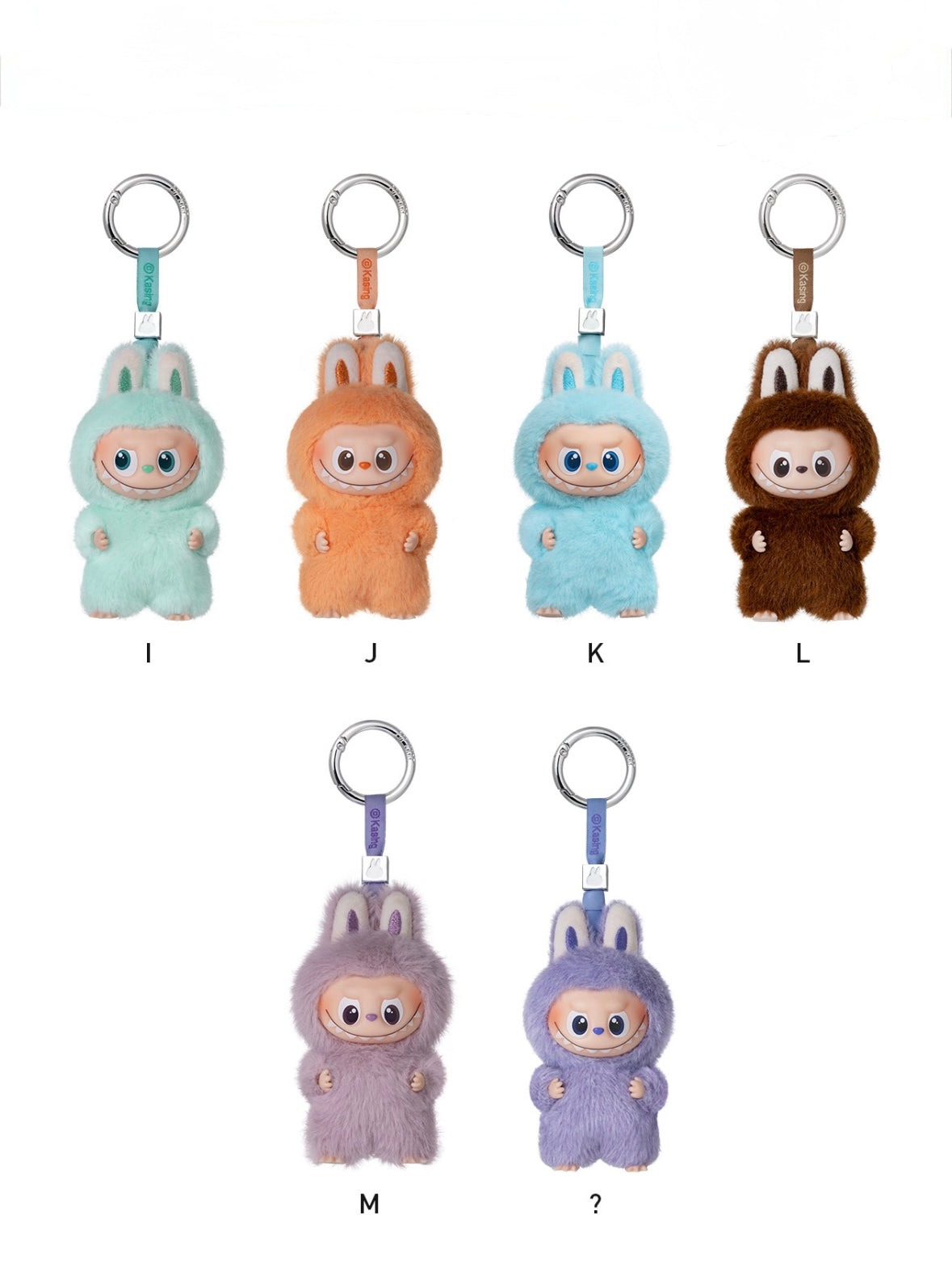 Labubu THE MONSTERS Pin for Love Series-Vinyl Plush Pendant Single Blind Box (A-M) Keychain