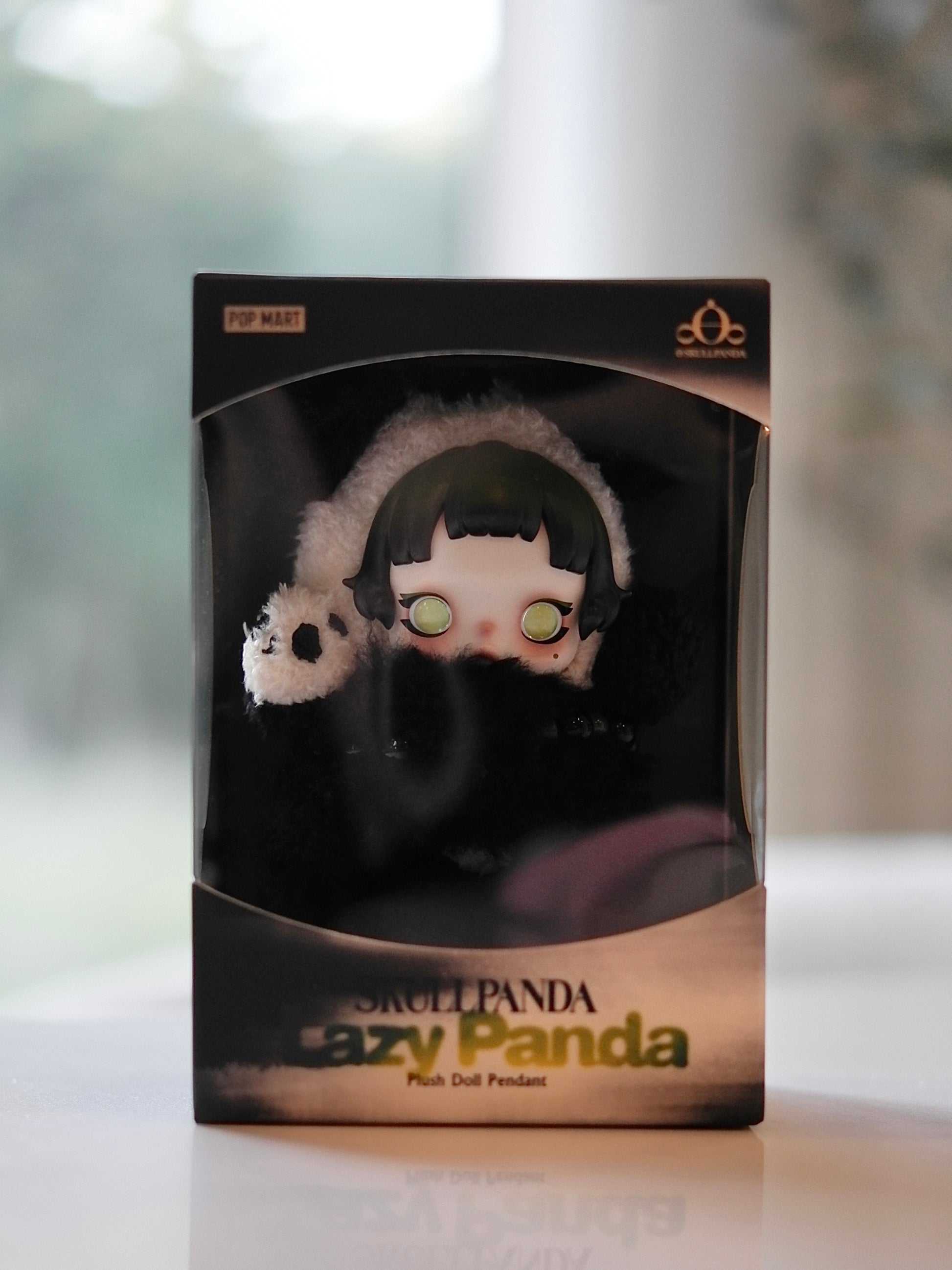 SKULLPANDA Lazy Panda Plush Doll Pendant Hanging Card