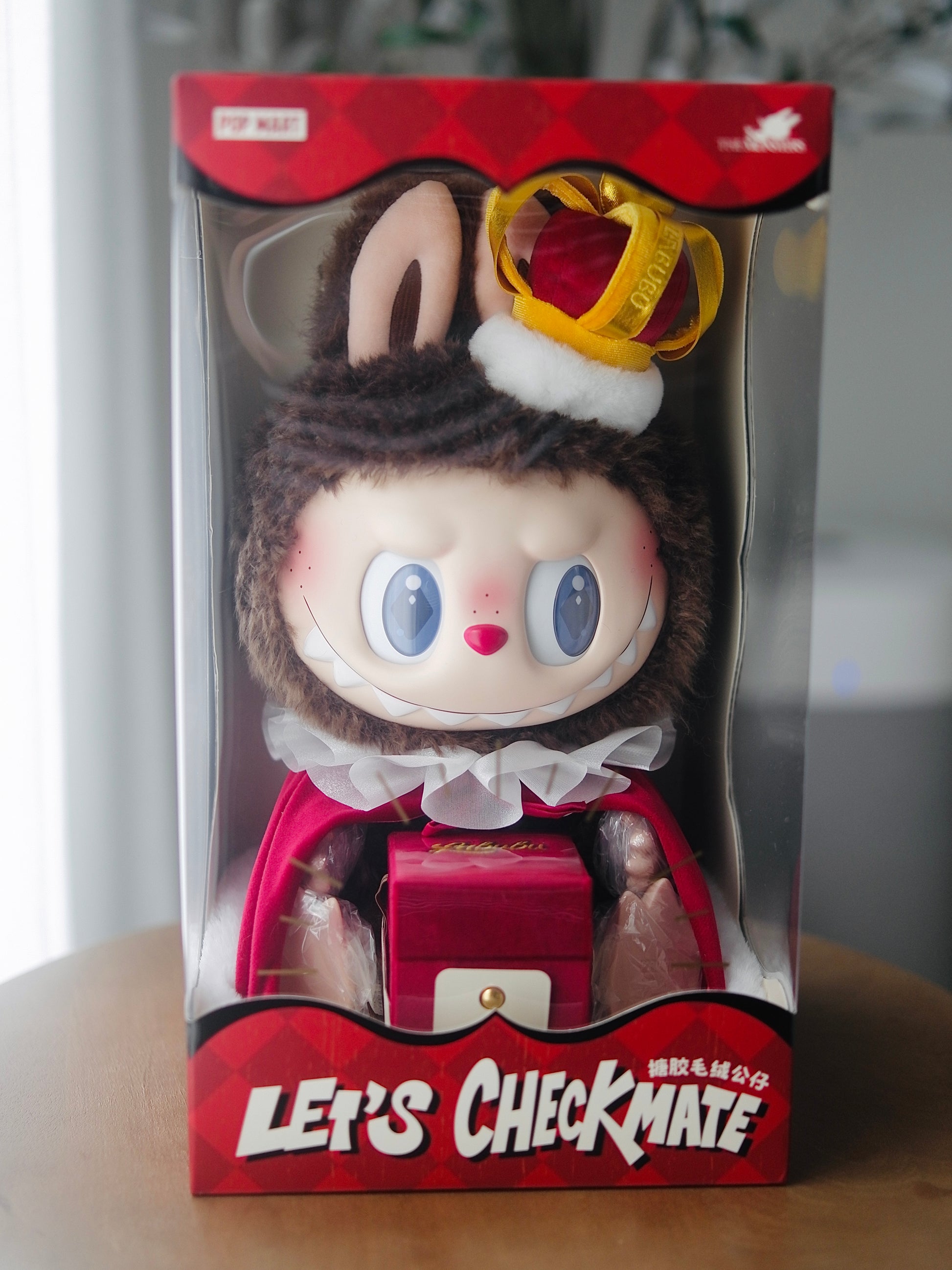 Labubu The Monsters - Let's Checkmate Series Vinyl Plush Doll King