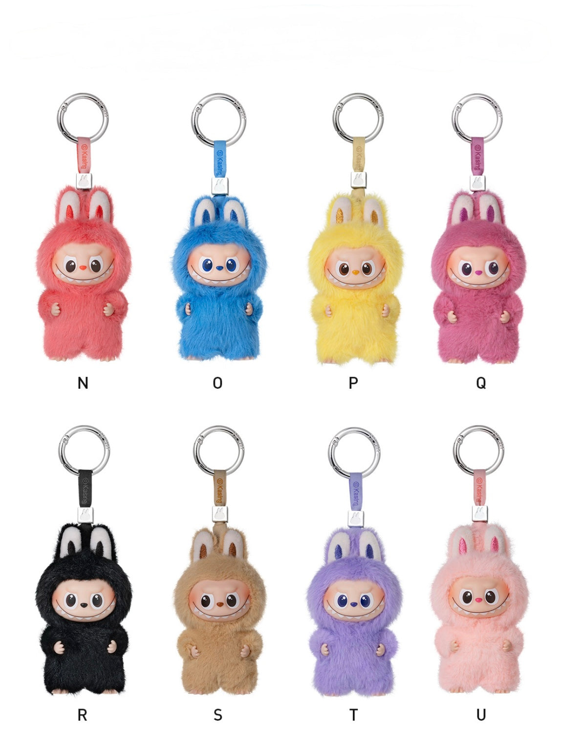Labubu THE MONSTERS Pin for Love Series-Vinyl Plush Pendant Single Blind Box (N-Z) Keychain