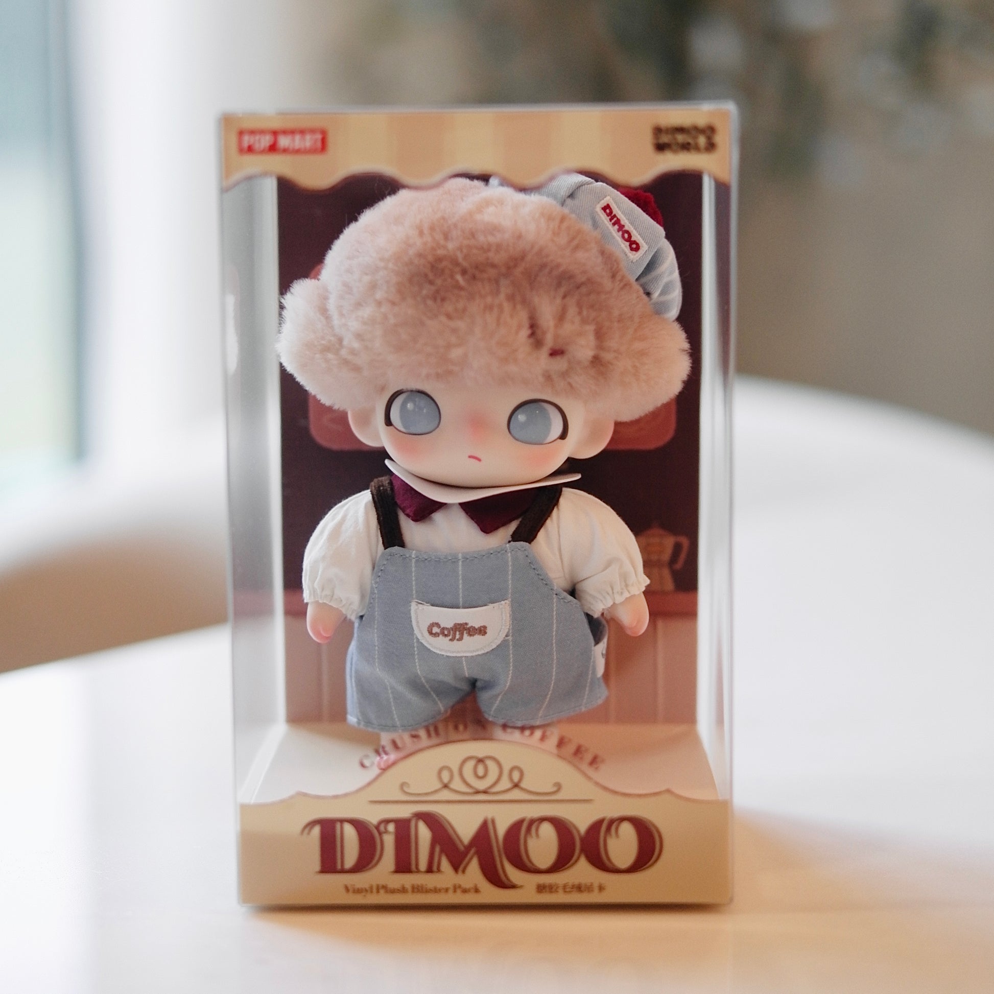 DIMOO Crush on Coffee Series-Vinyl
Plush Blister Pack Hanging Card