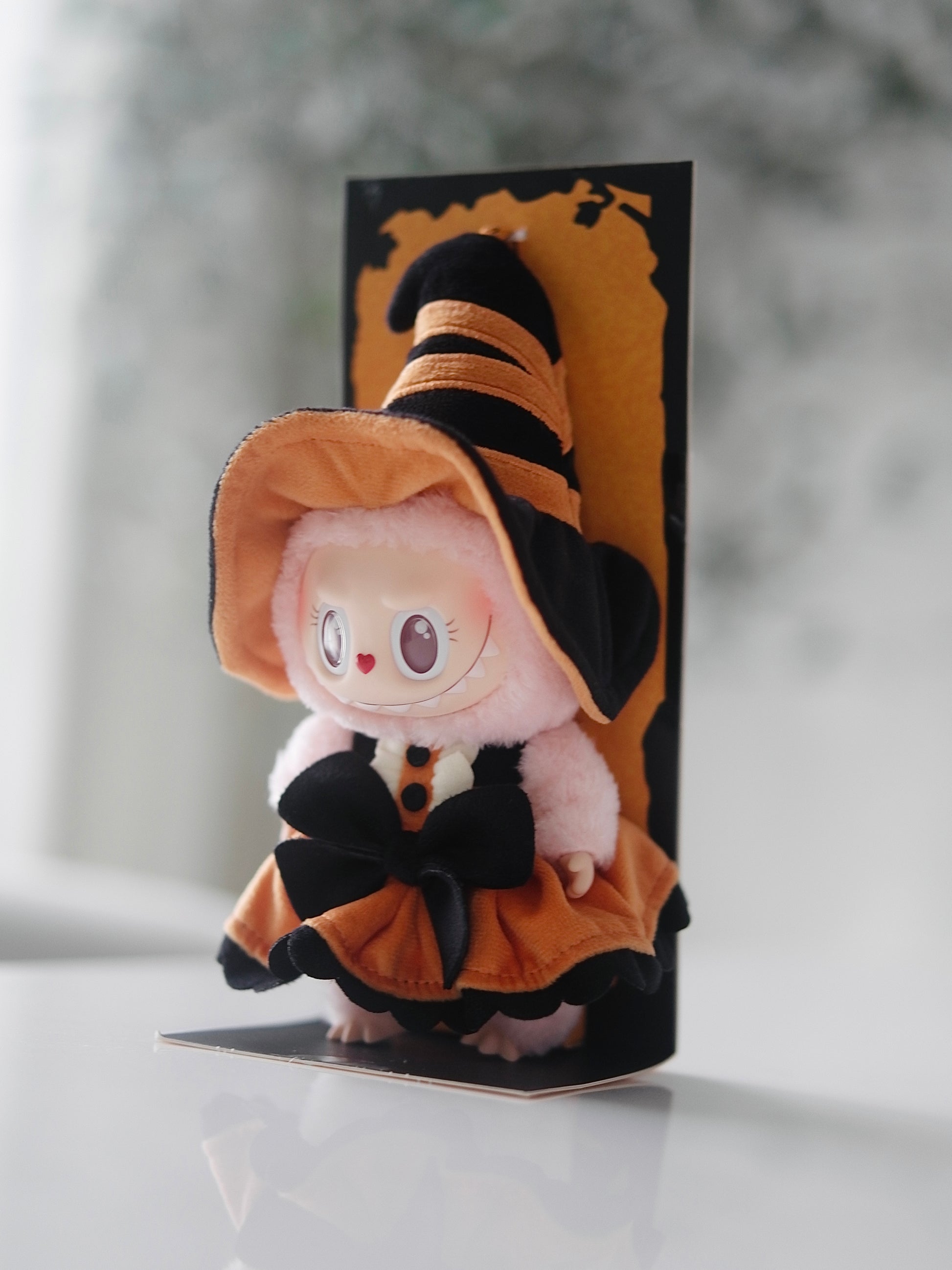 Labubu The Monsters Magic of Pumpkin Mokoko (Pop Land Exclusive) Vinyl Plush Pendant