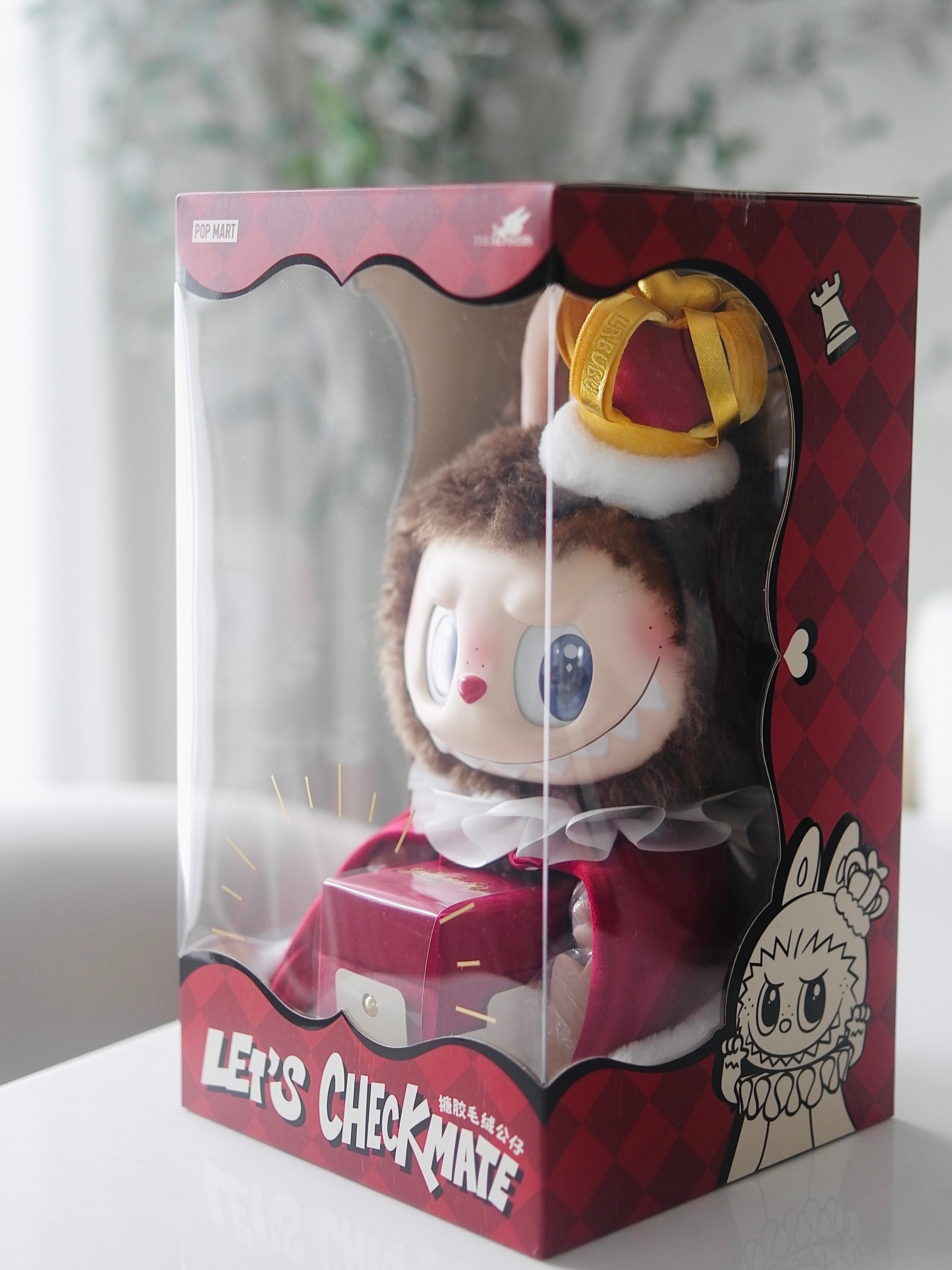 Labubu The Monsters - Let's Checkmate Series Vinyl Plush Doll King