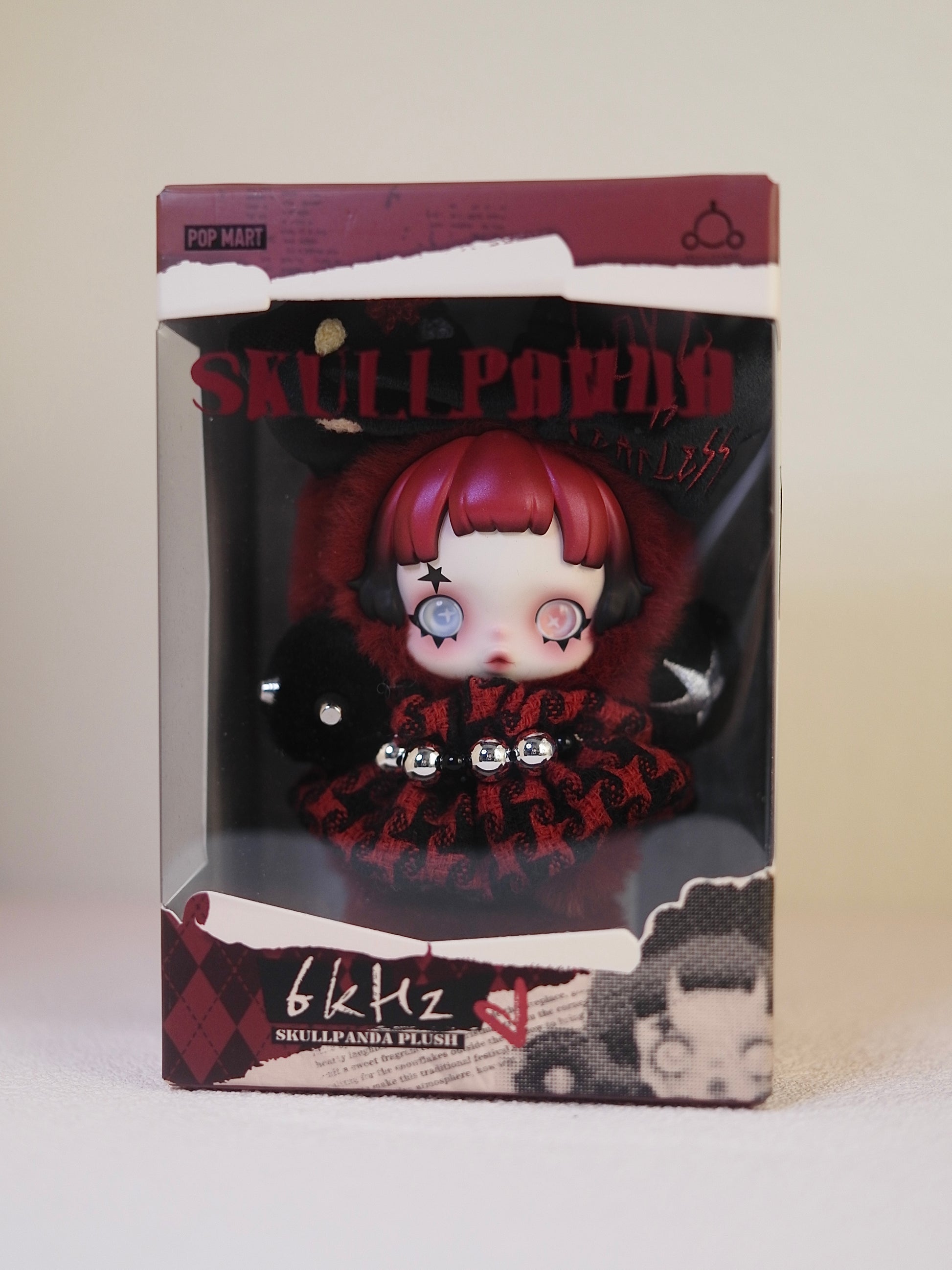 SKULLPANDA 6000HZ/6KHZ (EU Exclusive) Plush Doll Hanging Card