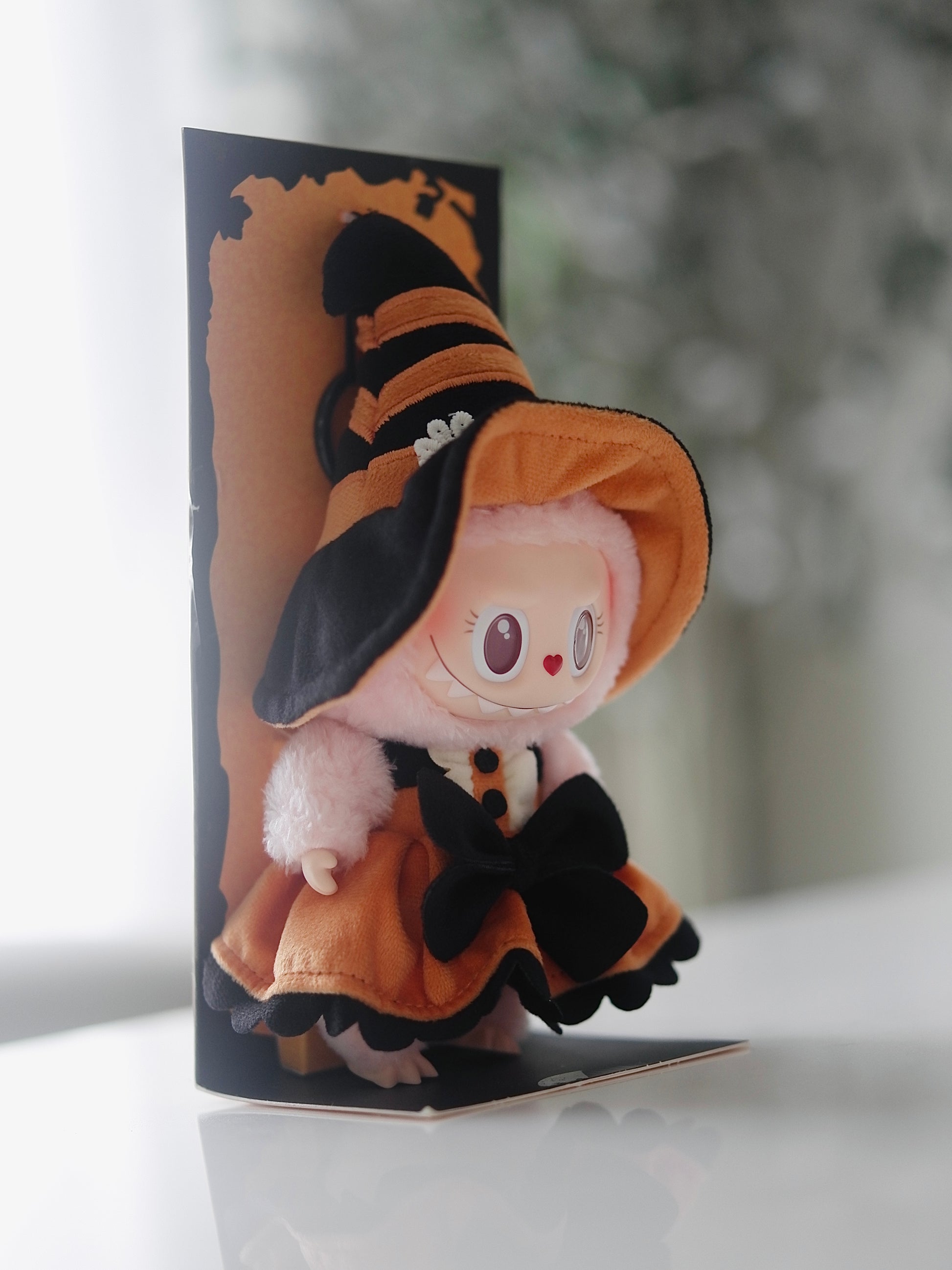 Labubu The Monsters Magic of Pumpkin Mokoko (Pop Land Exclusive) Vinyl Plush Pendant