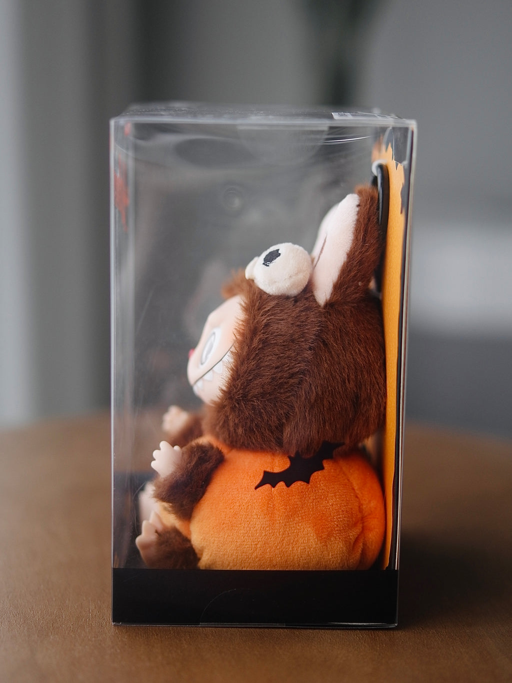 Labubu The Monsters- Happy Halloween Party Series Sitting Pumpkin Vinyl Plush Hanging Card