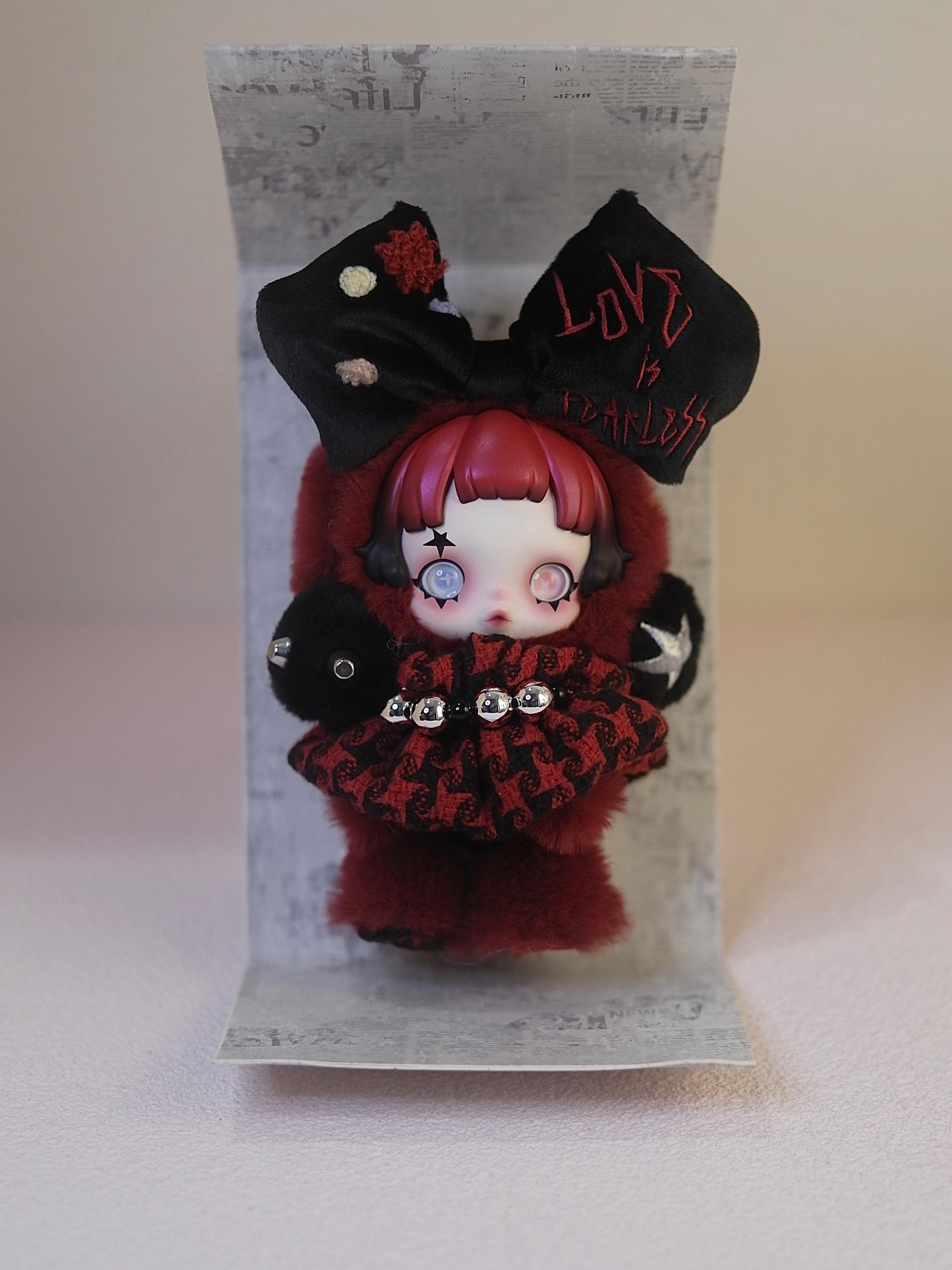 SKULLPANDA 6000HZ/6KHZ (EU Exclusive) Plush Doll Hanging Card