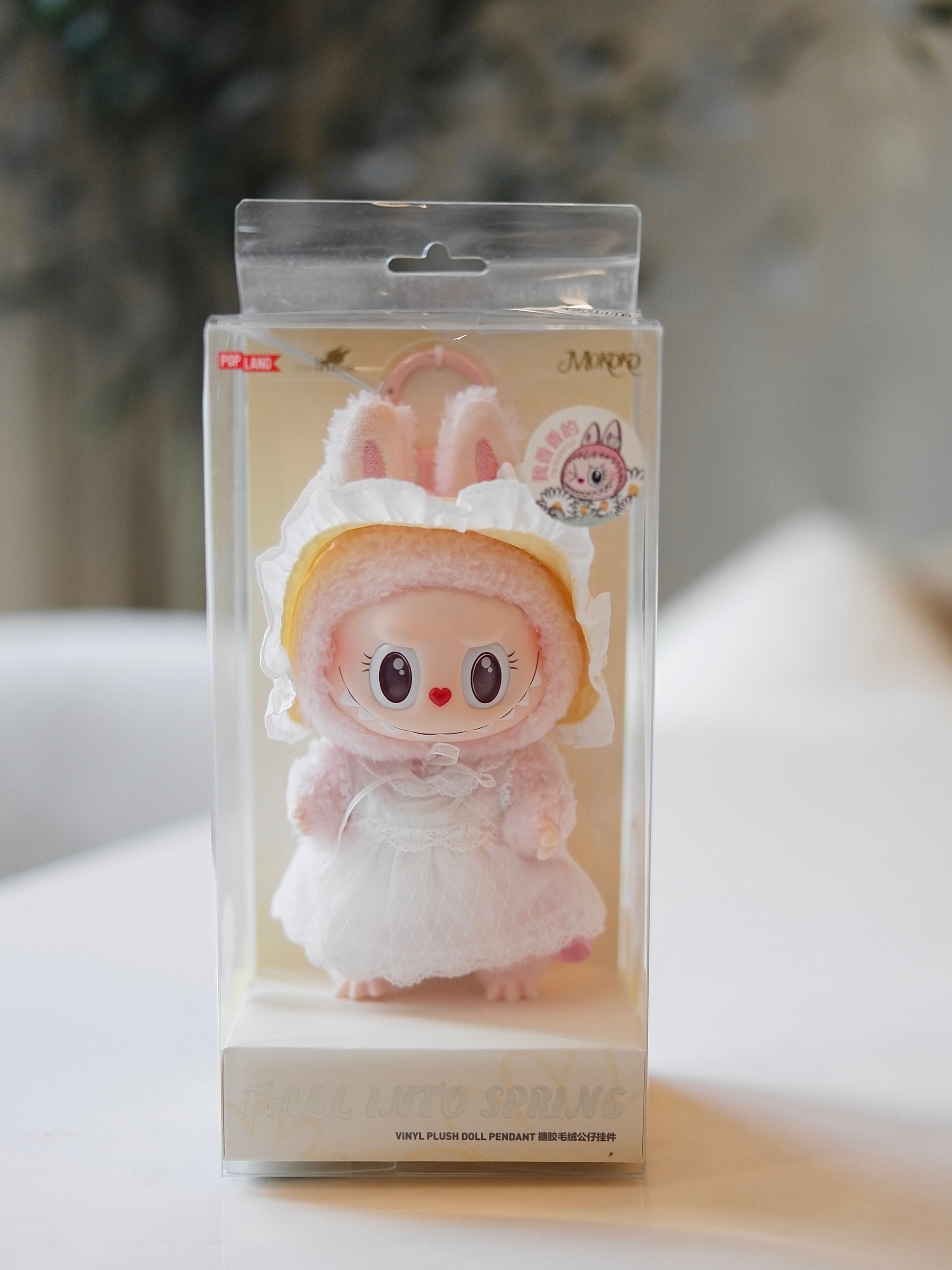 Labubu The Monsters Mokoko Fall Into Spring (Pop Land Exclusive) Vinyl Plush Pendant