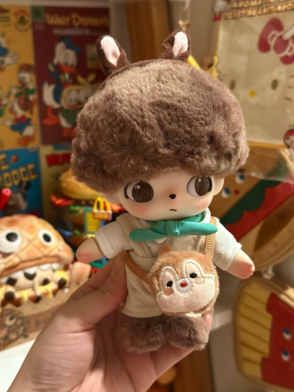 DIMOO World x Disney Series - Chip and Dale Vinyl Plush Keychain