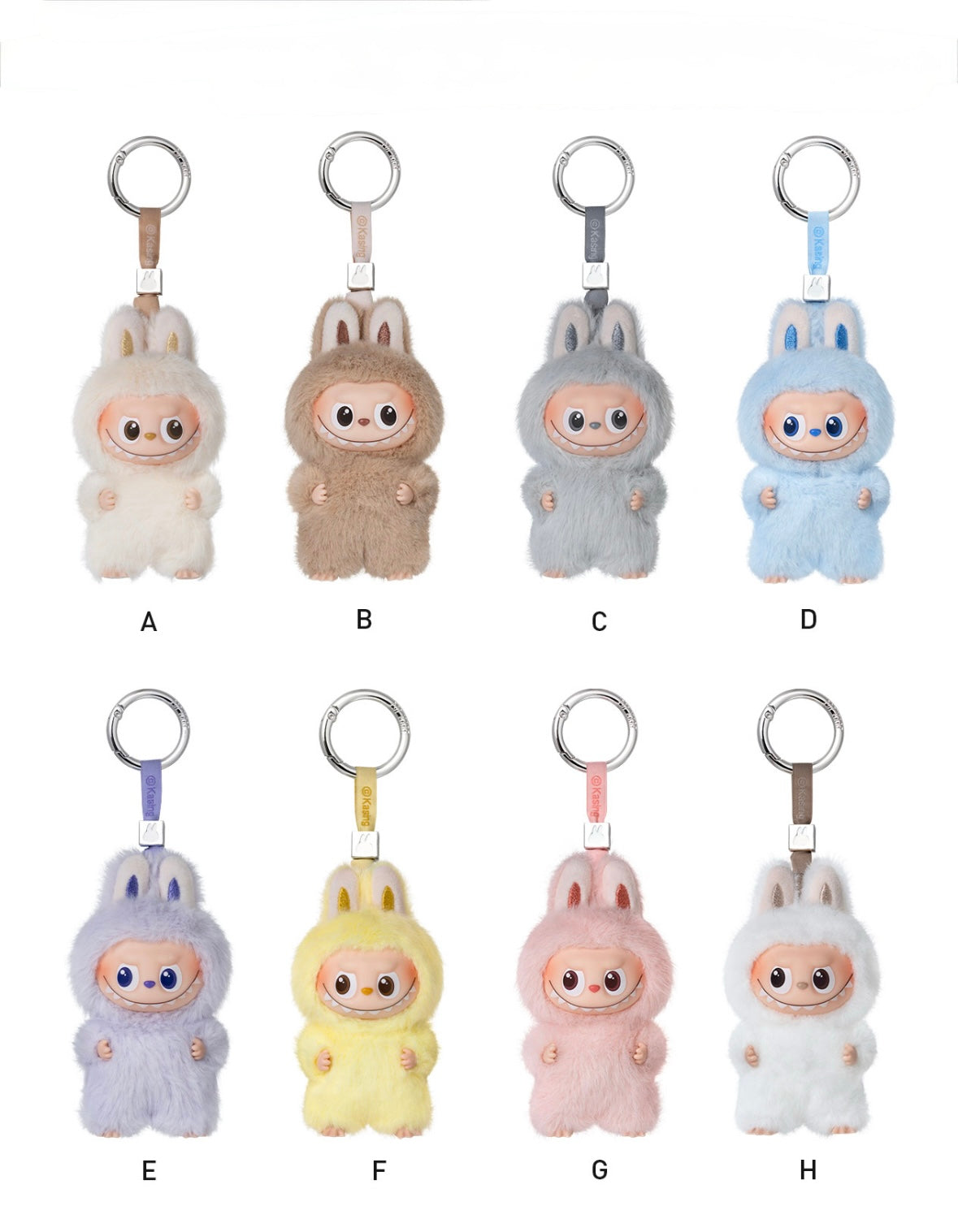 Labubu THE MONSTERS Pin for Love Series-Vinyl Plush Pendant Single Blind Box (A-M) Keychain