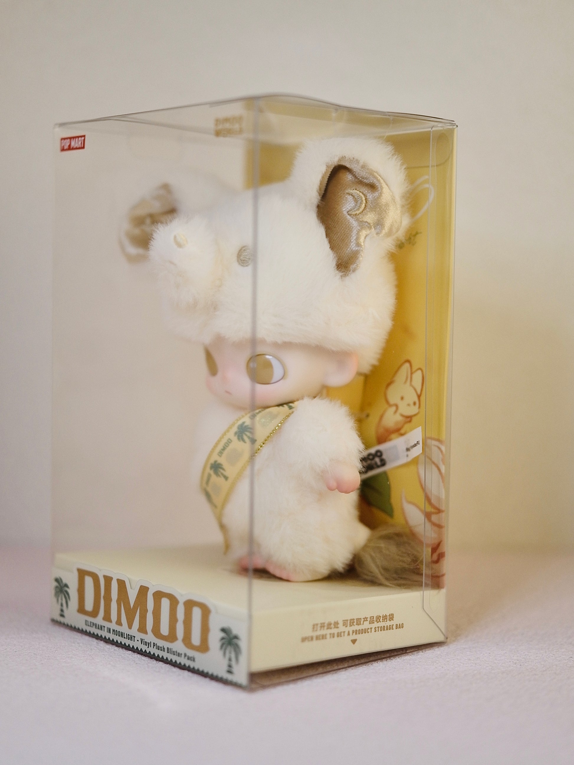 Pop Mart Dimoo Elephant in Moonlight Series (Thailand Exclusive) Vinyl Plush Hanging Card