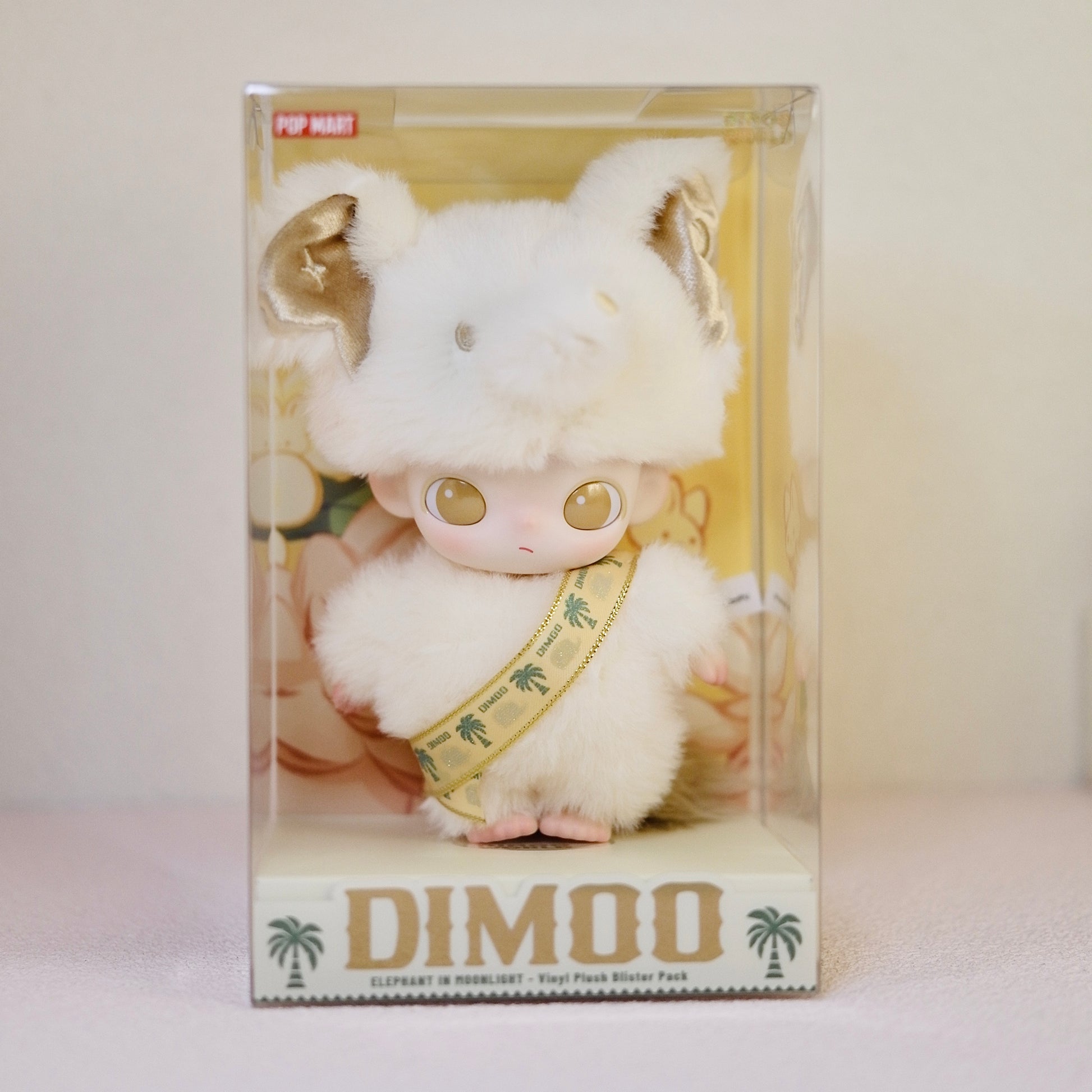 Pop Mart Dimoo Elephant in Moonlight Series (Thailand Exclusive) Vinyl Plush Hanging Card