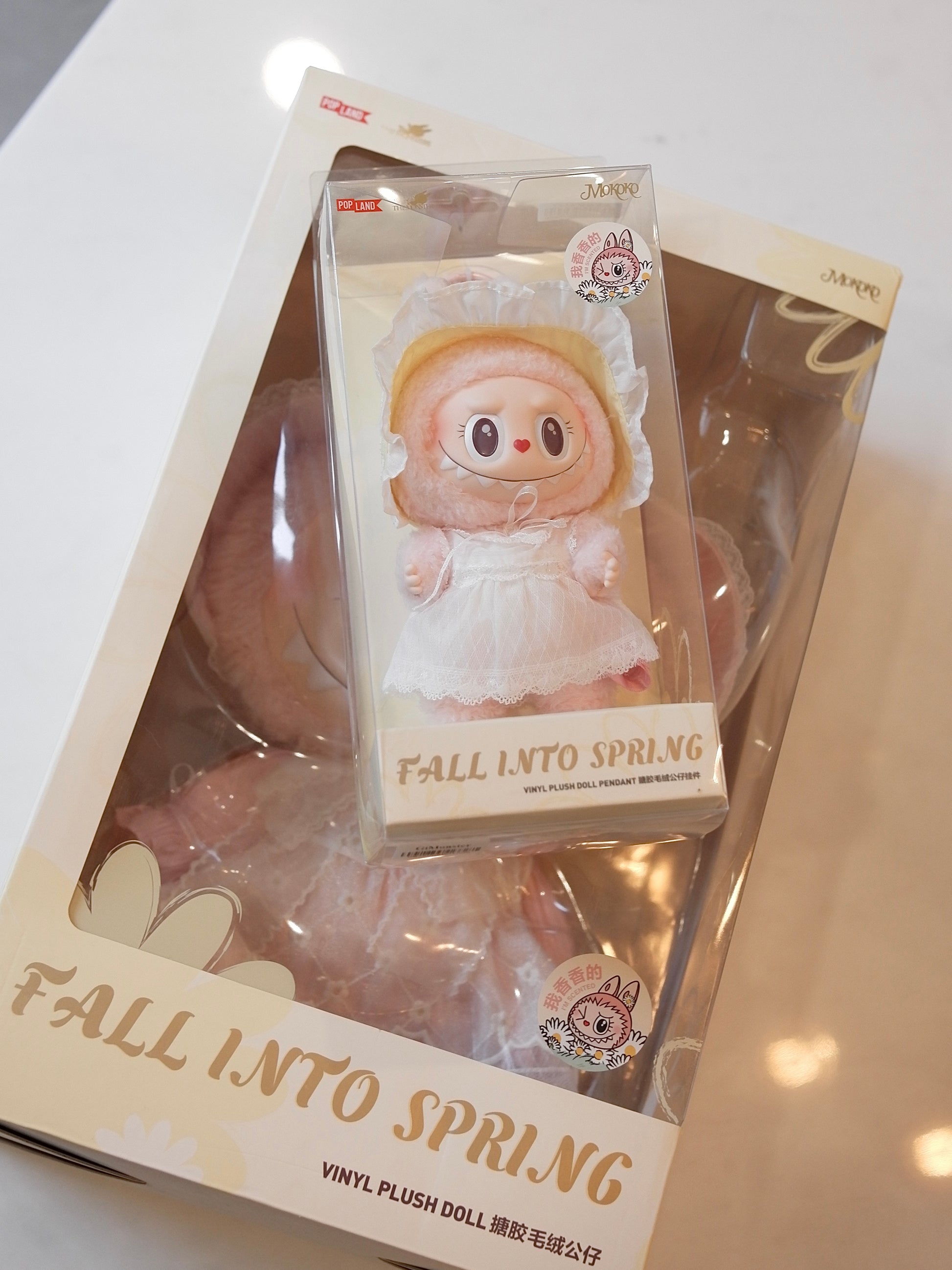 Labubu The Monsters Mokoko Fall Into Spring (Pop Land Exclusive) Vinyl Plush Pendant