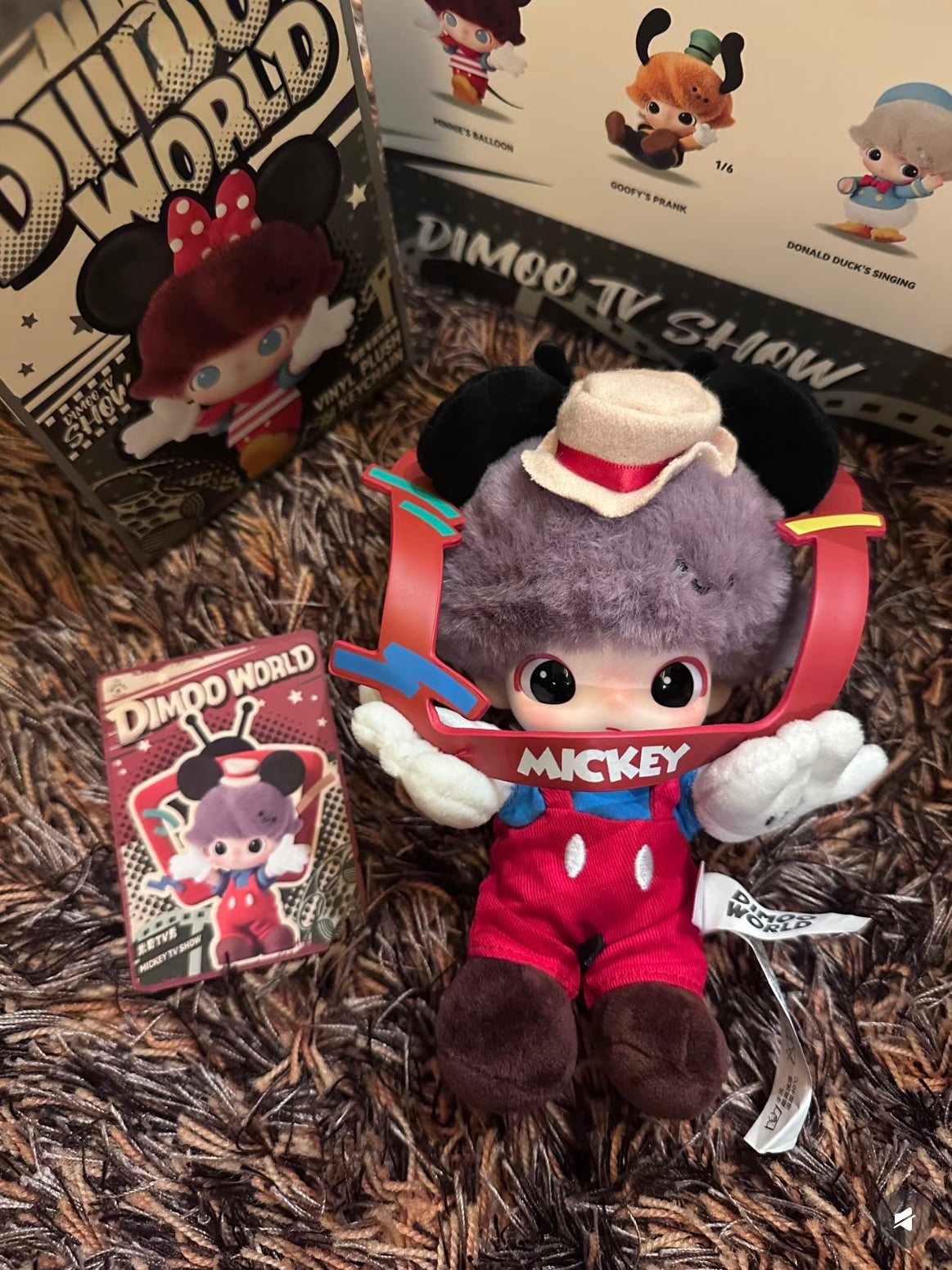DIMOO World x Disney Series - Mickey TV Show (Secret Edition) Vinyl Plush Pendant