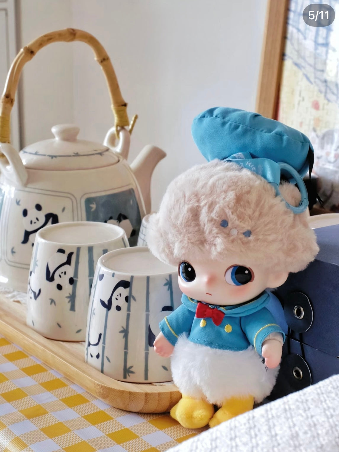 DIMOO World x Disney Series - Donald Duck's Singing Vinyl Plush Keychain