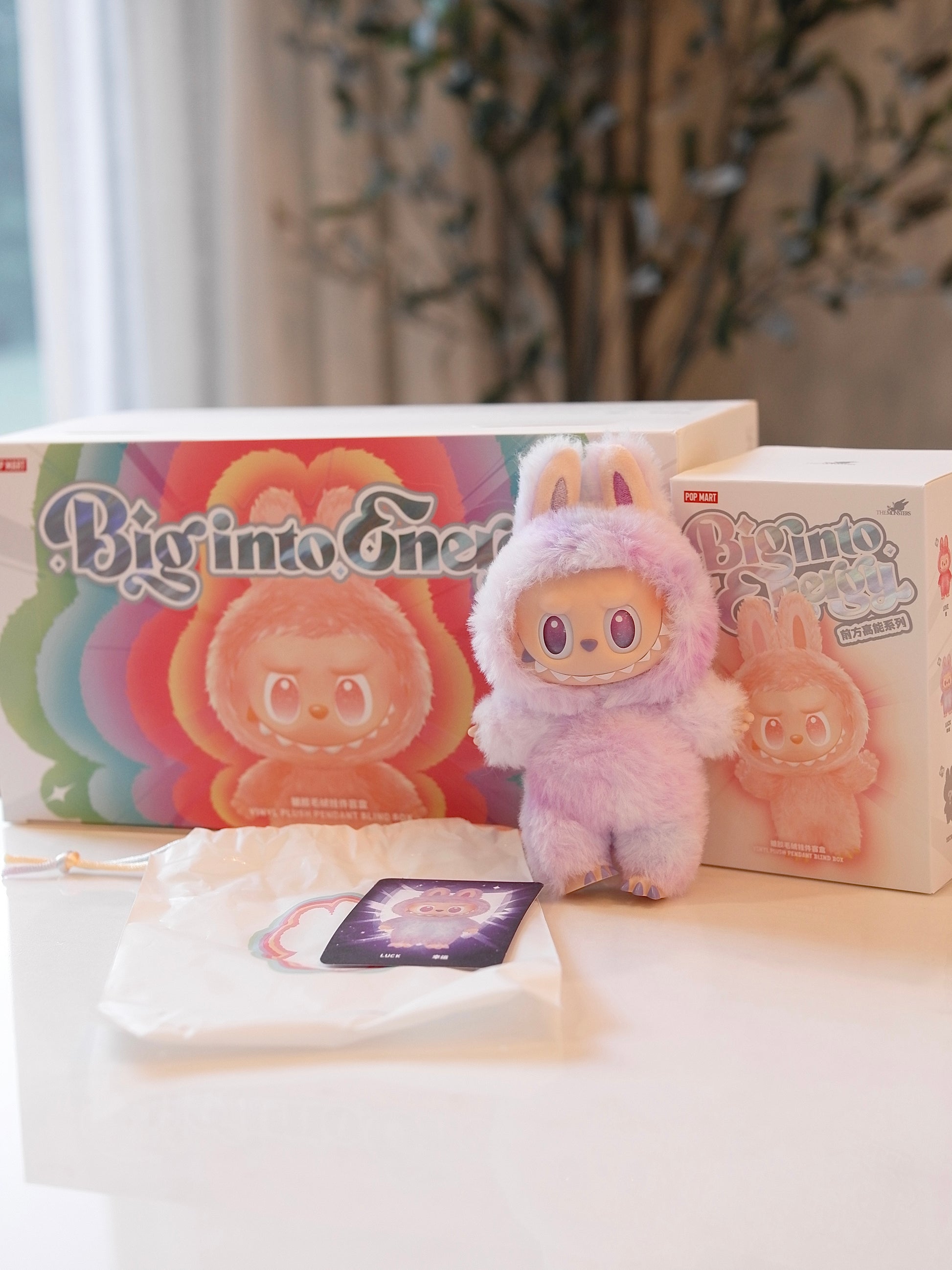 Labubu The Monsters Big Into Energy Series-Luck Vinyl Plush Pendant Blind Box