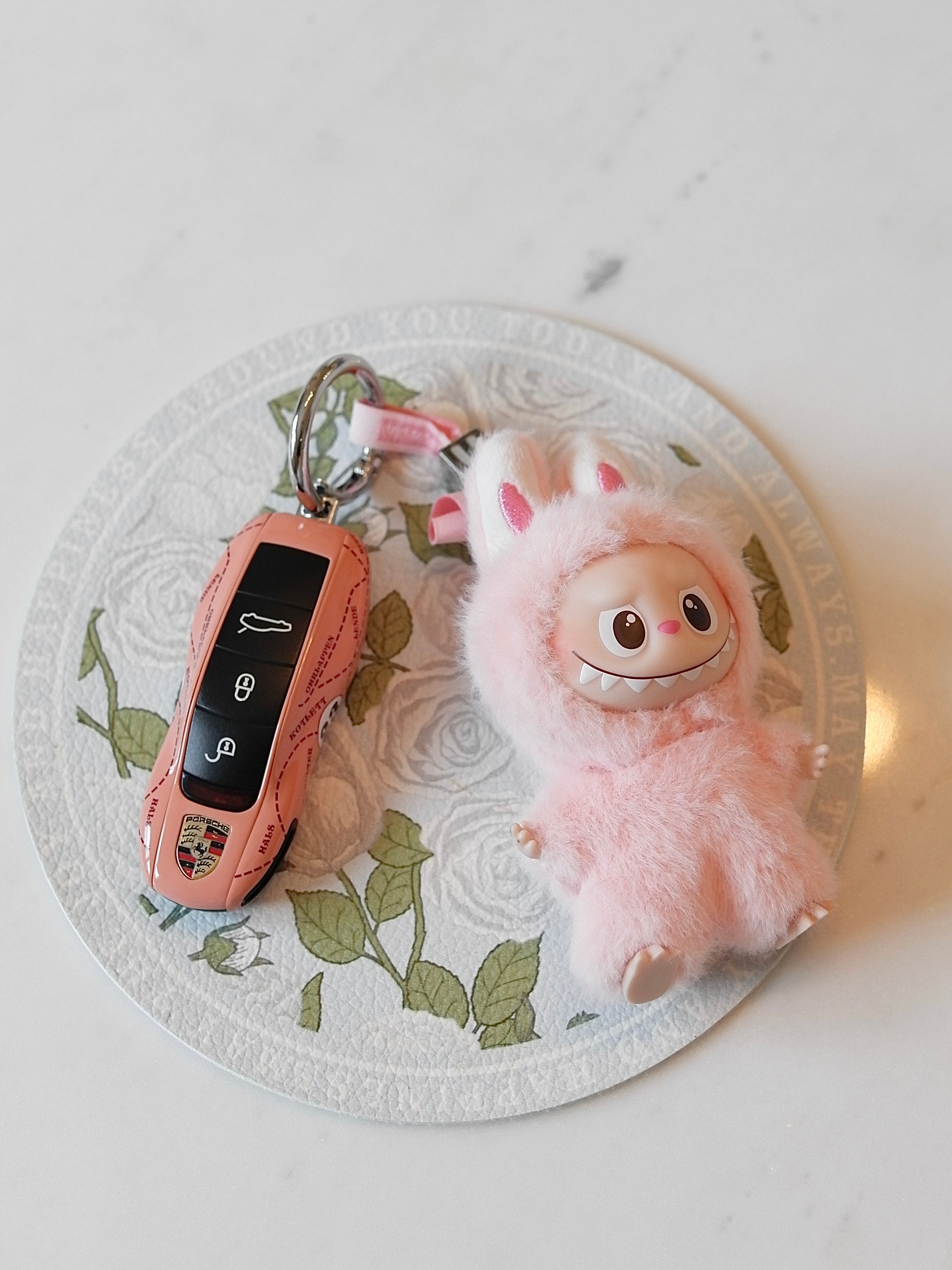 Labubu THE MONSTERS Pin for Love Series-Vinyl Plush Pendant Single Blind Box (A-M) Keychain