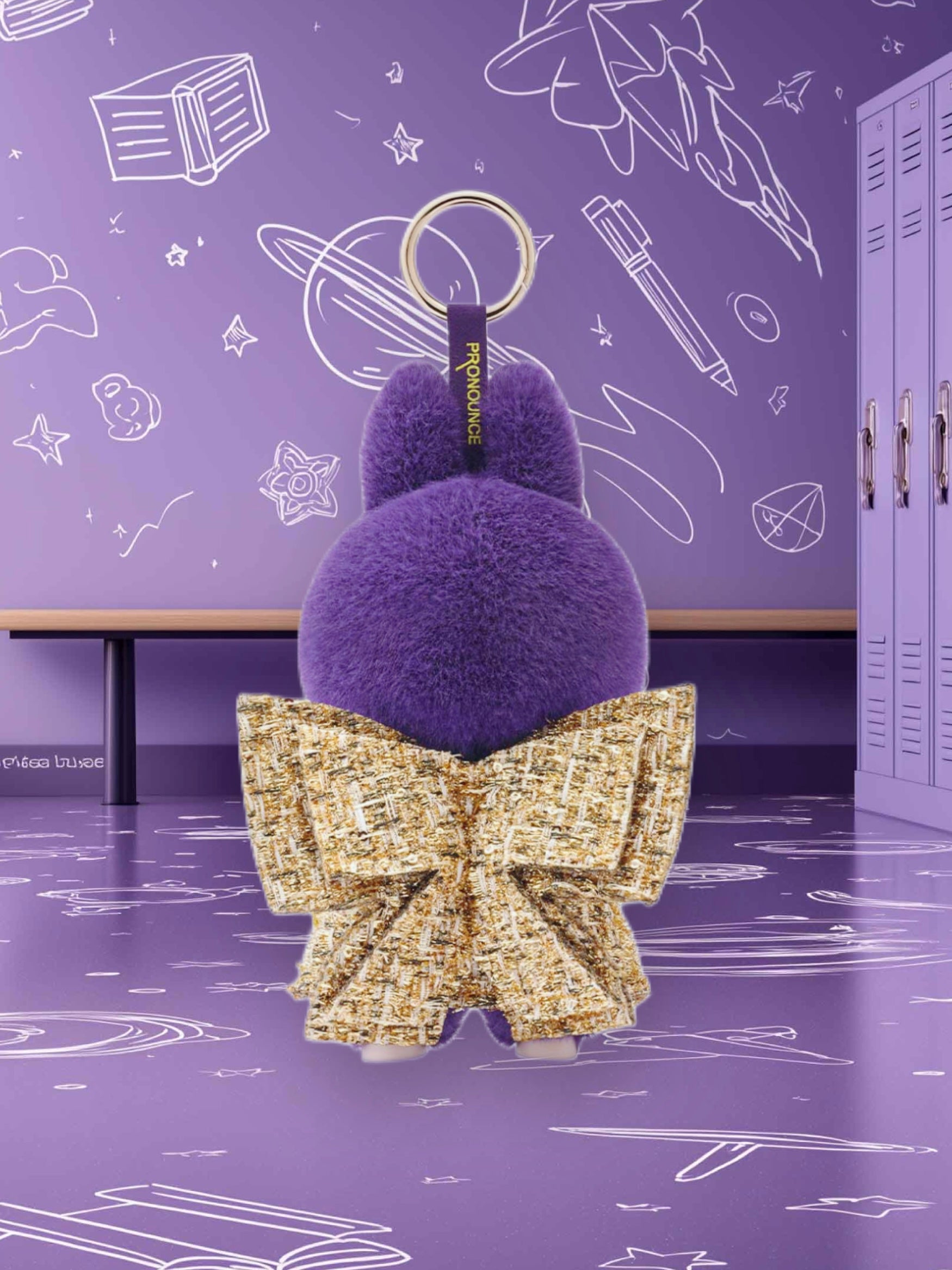 Labubu The Monsters x PRONOUNCE - Wings of Fortune Vinyl Plush Hanging Card