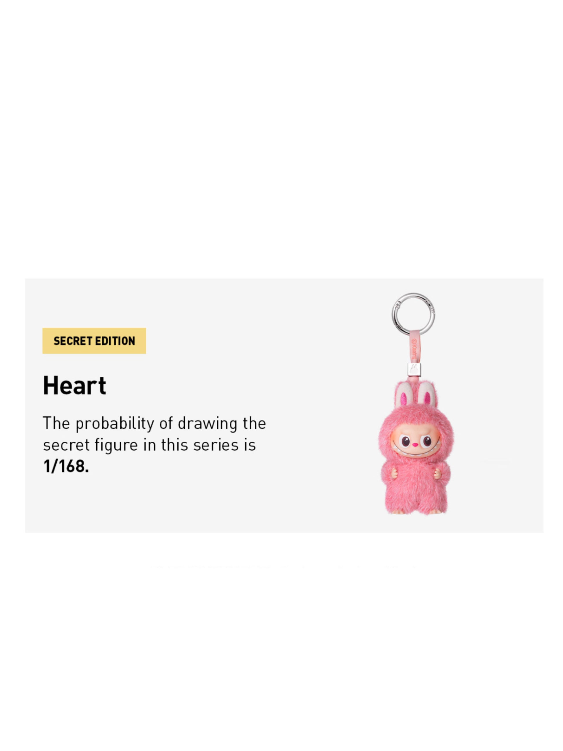 Labubu THE MONSTERS Pin for Love Series-Vinyl Plush Pendant Single Blind Box (A-M) Keychain