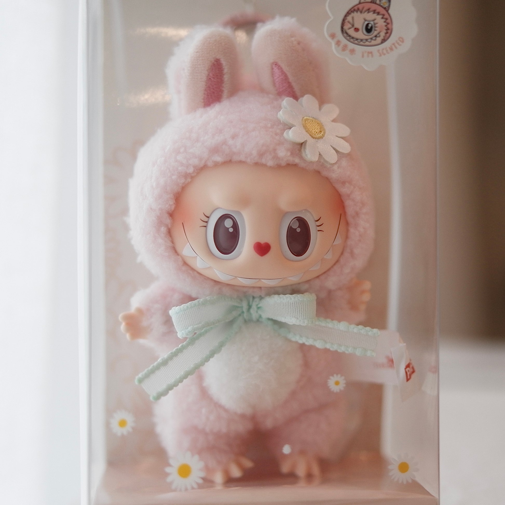 Labubu The Monsters Mokoko Close to Sweet Vinyl Plush Doll Pendant Hanging Card