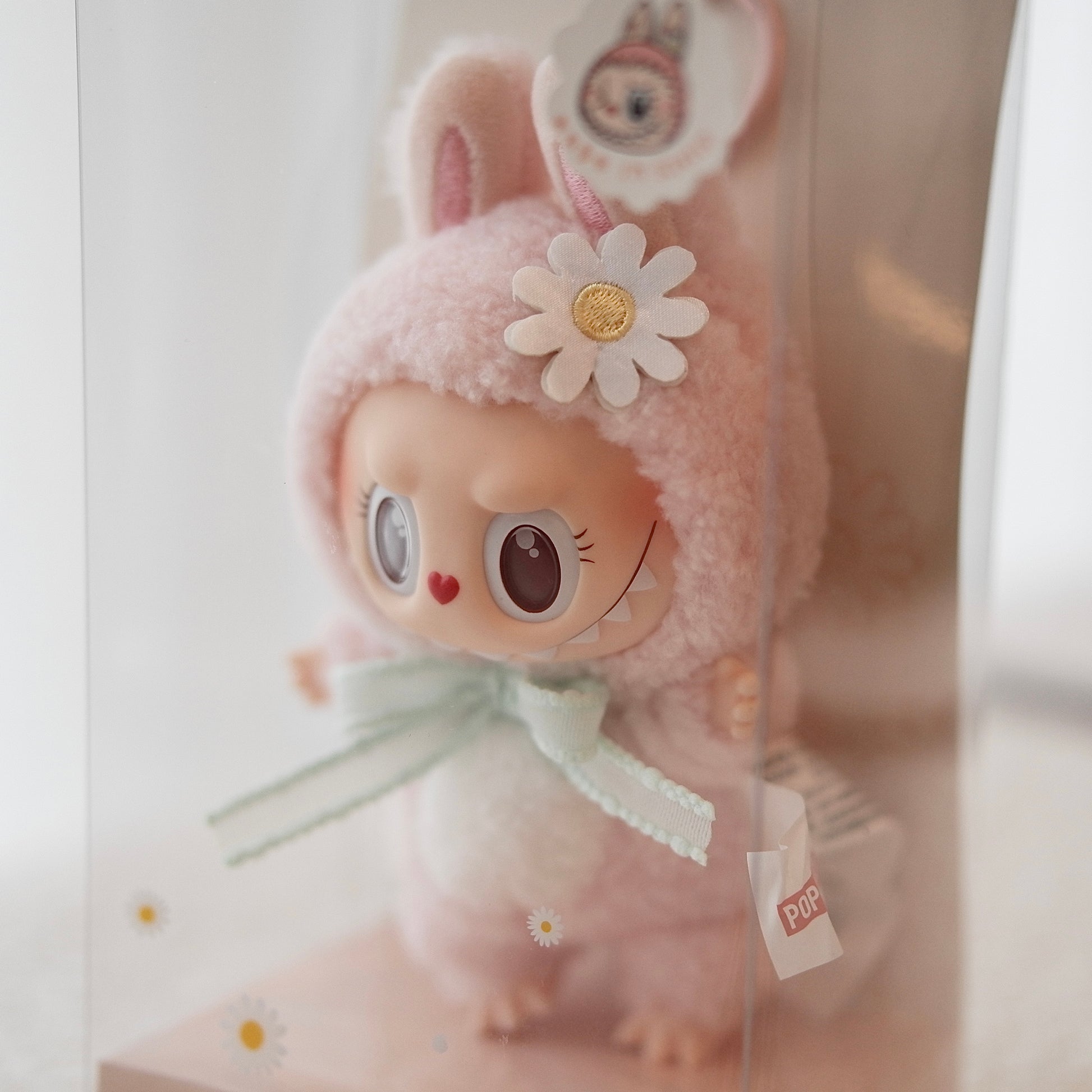 Labubu The Monsters Mokoko Close to Sweet Vinyl Plush Doll Pendant Hanging Card