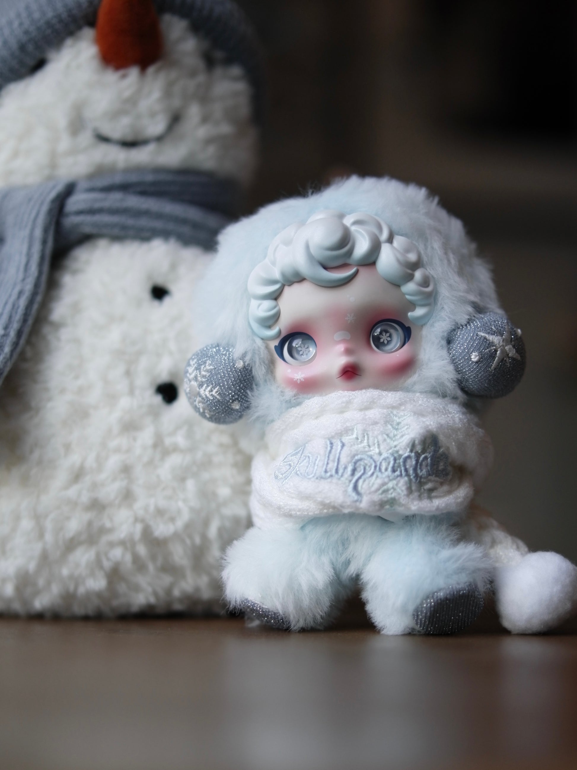SKULLPANDA Winter Symphony Series - Song of Snow Plush Doll